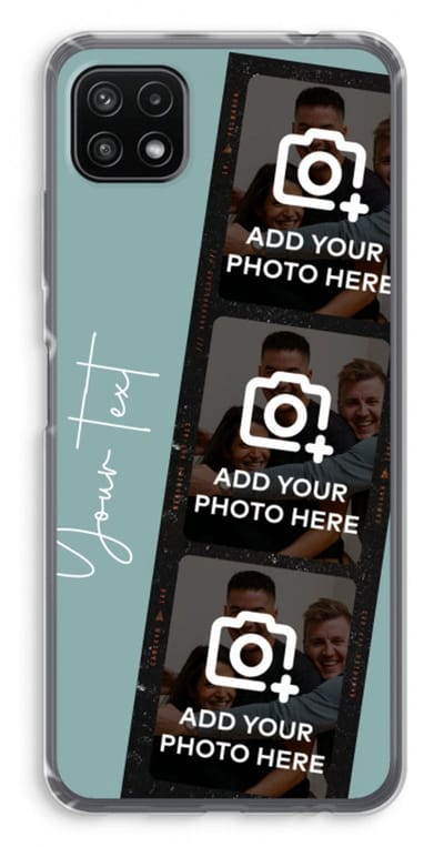 Gepersonaliseerd - Case Company® - Hoesje geschikt voor Samsung Galaxy A22 5G hoesje - Filmrol N°1 - Soft Cover Telefoonhoesje - Bescherming aan alle Kanten en Schermrand