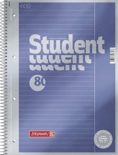 Collegeblok A4 met gelinieerd papier van hoge kwaliteit
