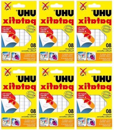 Kleefpads - Dubbelzijdig - Snel Bevestigen - Verwijderbaar Herbruikbaar - 480 Stuks - Wit