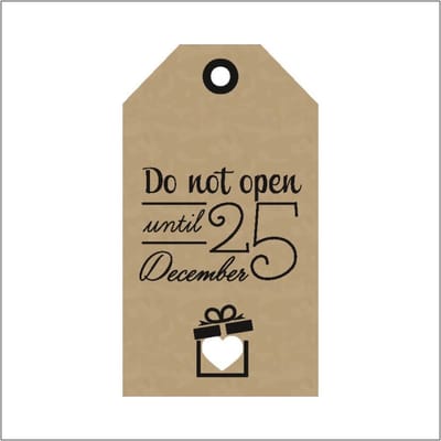 Kerst Label - Kaartjes - 20 Stuks - Cadeau Kaartjes