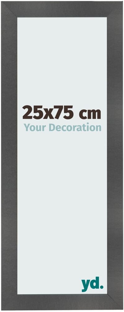 Your Decoration - Fotolijst 25x75 cm - MDF - Zwart Mat - Pisa