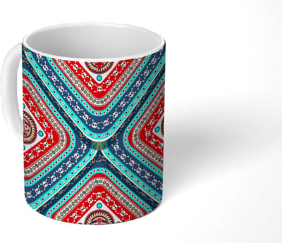 Mok - Koffiemok - Azteken - Patronen - Schedel - Mokken - 350 ML - Beker - Koffiemokken - Theemok