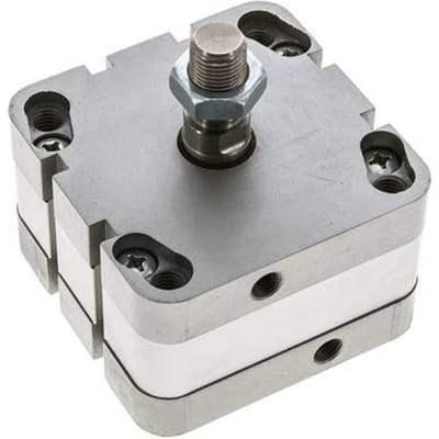 ISO 21287 Compacte Dubbelwerkende Cilinder 80-5mm - Magnetisch - Mannelijke Stang