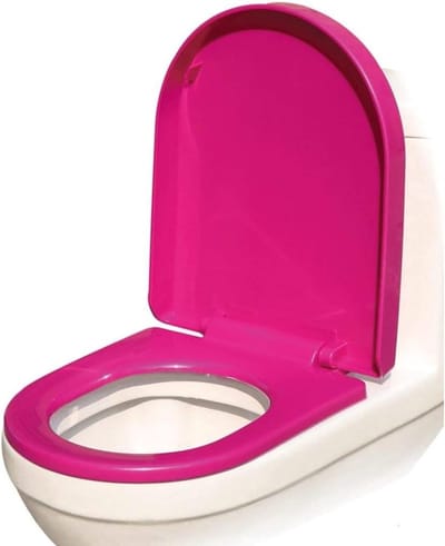 Toiletbril - Toiletdeksel Zitting - Badkamer Vernieuwen - Soft Close Snel Reinig - 36 x 46 cm - Paars