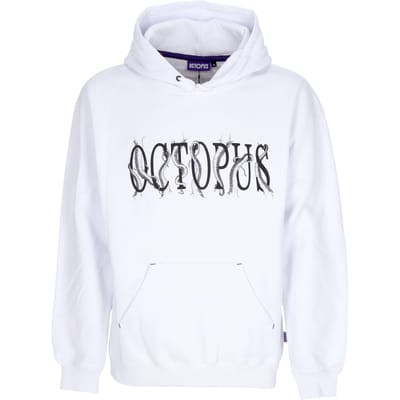 Hoodie Man Tentacles Logo Hoodie Wit