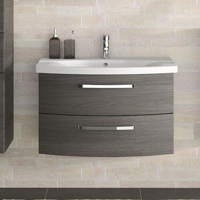 Pelipal Series 4010 (Focus) vanity unit 80 cm with 2 drawers 4010.098018