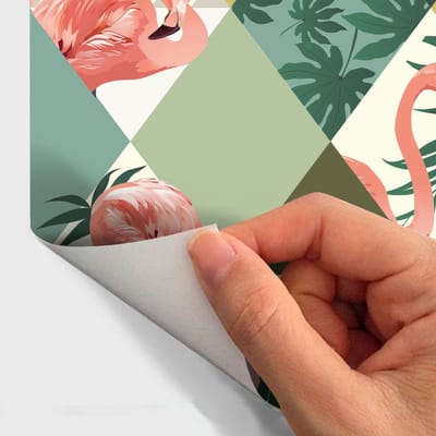 Behangeffect sticker - BORNEO - 30x30cm