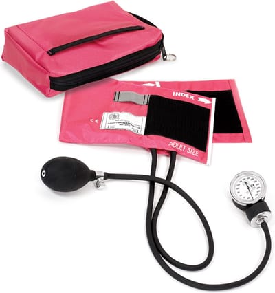 Bloeddrukmeter Met Etui Roze
