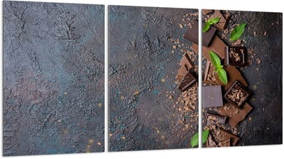 TMK ArtDeko Serie - Glazen Beschermer voor Fornuis - 3x30x52 cm - Snijplank - Glas Beschermpaneel