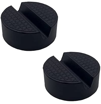 Rubber Pads voor Auto Hefbruggen - 2 Stuks, Geschikt voor Trolley Jacks en Auto Lifting, Ronde Vorm