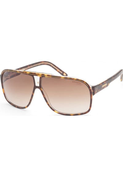 Carrera Aviator Mens Havana Brown gradiënt zonnebril