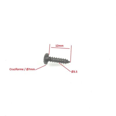 Vis de cabochon clignotant pour scooter Peugeot 50 Metal X 753980 L12mm Neuf