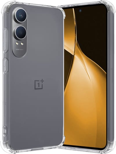 Hoes - Geschikt voor OnePlus Nord CE 4 Lite - Sterk & Shockproof - Siliconen Case - Back Cover - Telefoon Hoesje Shock Proof - Transparant