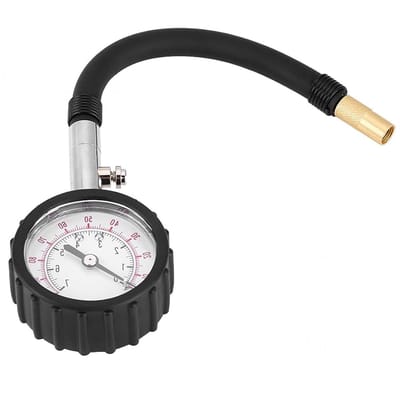 Banden Druk Meter - Bandenspanning Tester - Veilig Rijden - Geïntegreerde Ontluchtingsknop - 0-100 PSI - Zwart