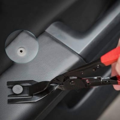 Koevoetstang 3-delig - Ergonomische Autodeurbekledingstang - Klinknagels - Klemtang - Removertrekker - Hoogwaardig Kunststof - Bekledingstang