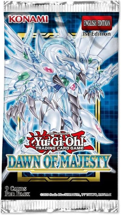 Yu-Gi-Oh! Dawn of Majesty Sleeved Booster - Yu-Gi-Oh! Kaarten