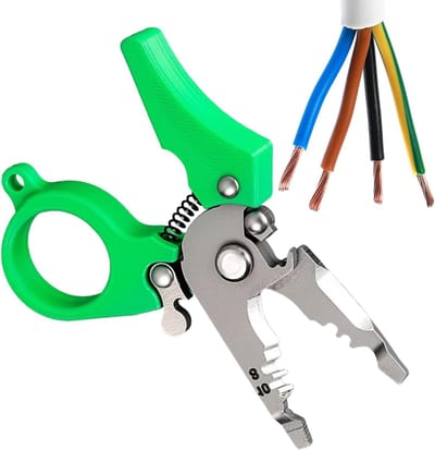 Draadstripper Tang - Kabel Stripper - Elektrisch Werk - Veelzijdig Ontwerp - 9.5cm Lengte - Enkele Kleur
