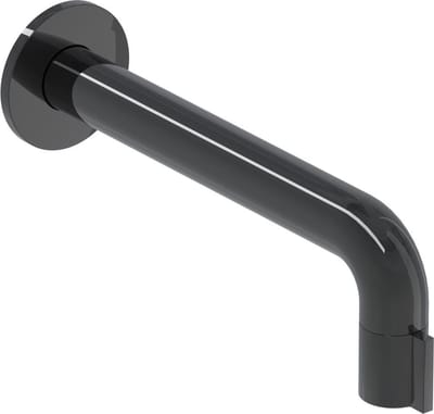 IVY Pact Fonteinkraan wandmodel 1/2"aansluiting, inkortbaar Zwart chroom PVD