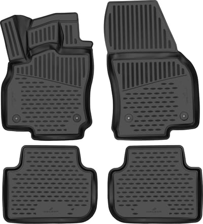 Walser XTR rubberen voetmatten geschickt voor Audi Q3 (F3B) 07/2018-Vandaag - Audi Q3 Sportback (F3N) 06/2019-Vandaag