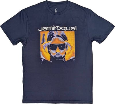 Jamiroquai - Orange Glow Heren T-shirt - XL - Donkerblauw