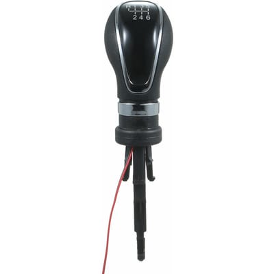 Pommeau de levier de vitesse manuel à 6 vitesses pour voiture à LED 6 noir