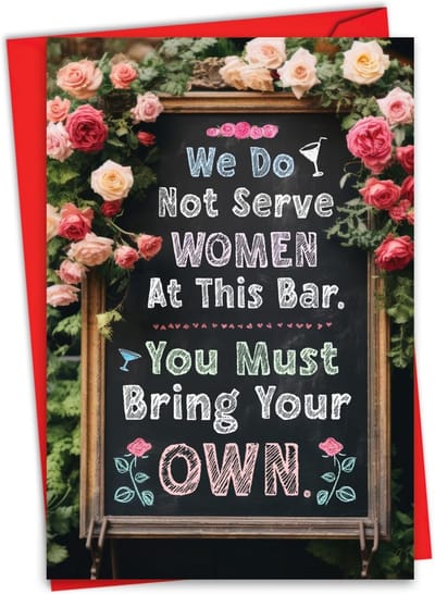 Hilarische Valentijnsdag Wenskaart voor Vrouwen met Grote Envelop - Grappige Liefdesgroet