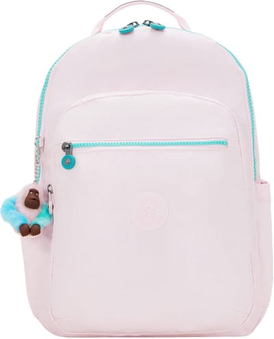 KIPLING Seoul College Extra Sea Pink Metal Boekentassen en rugzakken