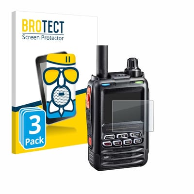 BROTECT - Screenprotector voor Yaesu FT-5DE/DR - Folie Beschermfolie Beschermglas matte 3 Stuks
