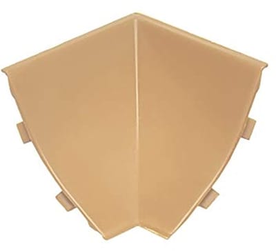 DQ-PP HOEKLIJST BINNENHOEK - Beuken - 23 x 23 mm - PVC - Keukenlijst Werkblad Afwerkingslijst Lijst Keuken Keukenafwerkingslijst Wandafwerkingslijst Tafelbladlijsten