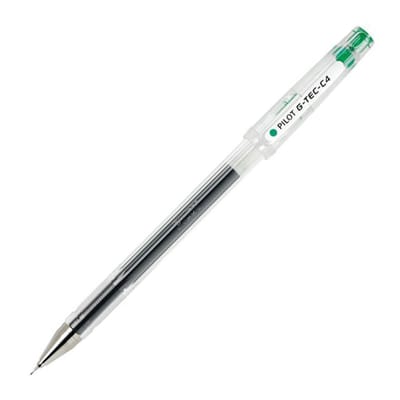 Pilot G-Tec-C4 – Gel Ink Groene Rollerball pen – Extra Fine Tip