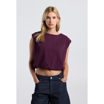 America Today Evalien Bordeaux Maat: XS | Tops Outlet | Dames | Bordeaux