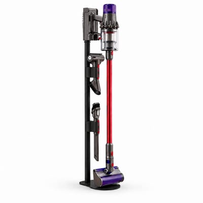 DEGG® - Stofzuiger Standaard Geschikt voor Dyson V7 V8 V10 V11 V12 V15 – Vrijstaand met Accessoirehouders – Zonder Boren – Zwart