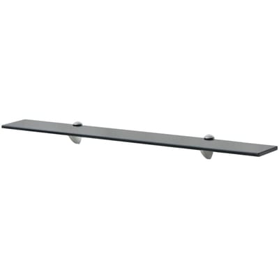 vidaXL - Zwevend - schap - 80x10 - cm - 8 - mm - glas