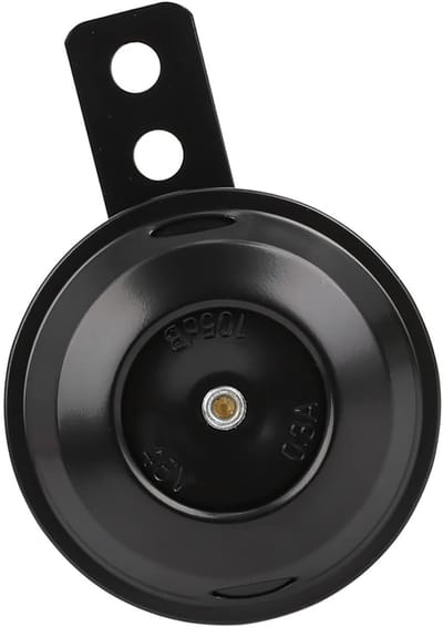 Allecto - Veiligheidswaarschuwing hoge claxon - 105 dB - Maakt rijden veiliger - Zwart - Geschikt voor elektrische scooters en motorfietsen - Hoogw...