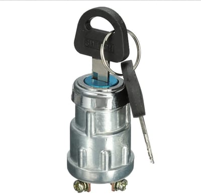 By shayne - Contactslot 3Pin Lock - Motor Start Schakelaar - Geschikt voor Auto's - Compact formaat - Met 2 Sleutels - Voor Vorkheftrucks en Vrachtwa.