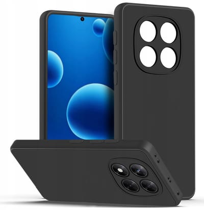 Casemania Hoesje Geschikt voor Xiaomi Redmi Note 15 5G - Zwart - Siliconen Back Cover