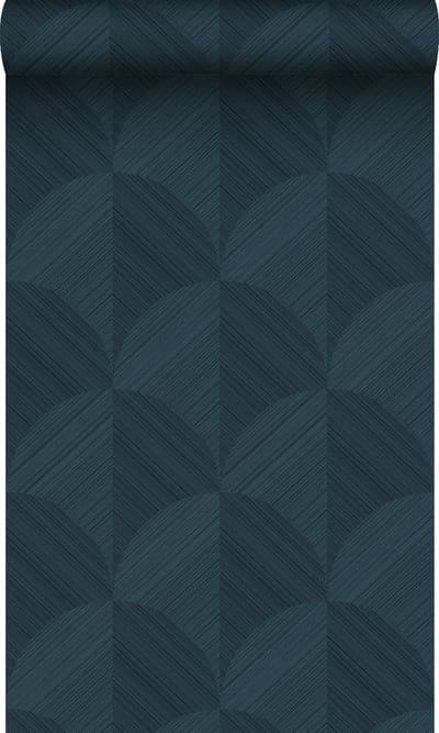 Origin Wallcoverings behang 3D-motief donkerblauw - 53 cm x 10.05 m - 347940