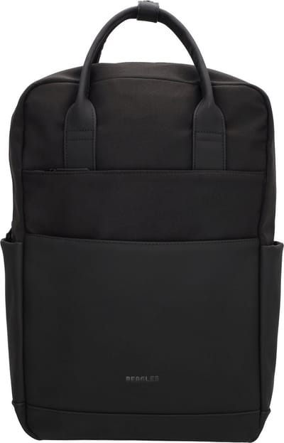 Beagles Kobe Rugzak - 15,6" Laptop Vak - Trendy Werk School Rugtas - Handige Ritsvakken - Anti-Diefstal Vak - Zwart