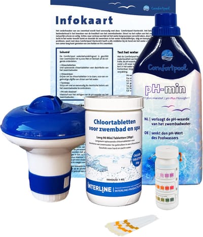 Comfortpool Chloor Starterspakket groot | Tot 15.000 liter