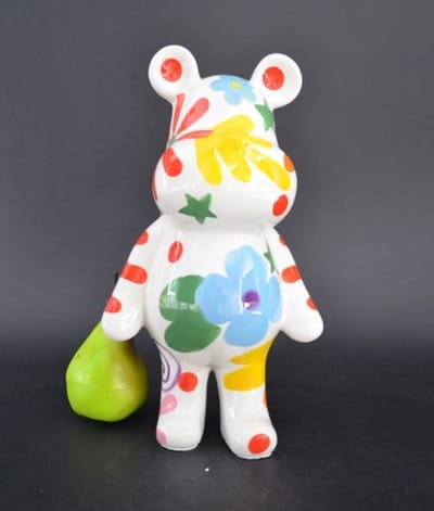 Pomme Pidou Large - Decoratie Bear Albert, Blossom Blisse - White