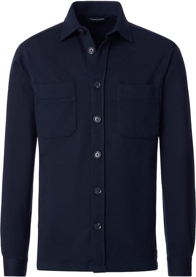 Casa Moda Casual Outdoor Overhemdjack 454383200-105 Blauw - XL