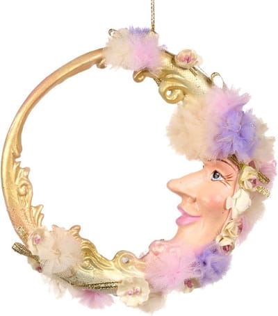 Goodwill - Sky Tulle Flower Moon - 14,5 cm - polyresin/textiel - roze/paars/goud