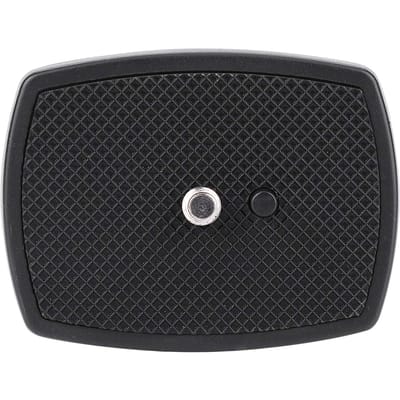 Mini plaque de montage portable en plastique ABS à dégagement rapide avec vis 1/4 pour Yunteng VCT668 ST666 black