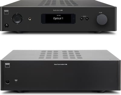 NAD C658 + C298 - Voor- / eindversterker combinatie - (grafiet)