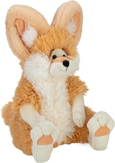 Knuffel Vos - Pluche Dier - Kamer Decoratie - Verzwaarde Vulling - 38 cm - Lichtbruin