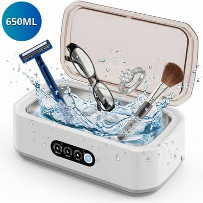 Ultrasoon Reiniger - 650ml - Reinigingsapparaat voor Brillen - Sieradenreiniger - Horloge - Zeri