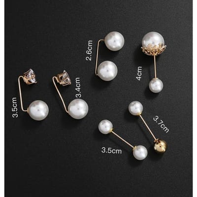 Mode Parel Strass Broche Pin Broches Voor Vrouwen Trui Shirt Reversspeld Gesp Broche Spelden Set Kleding Accessoires Cadeau black