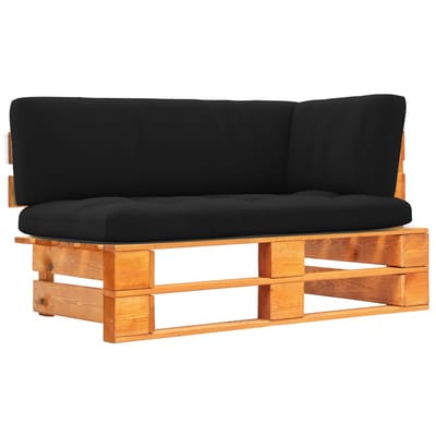 vidaXL - Tuinhoekbank - pallet - honingbruin - geïmpregneerd - grenenhout