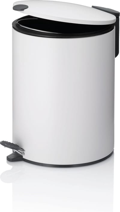 Pedaal Afvalemmer, 5 L, Wit - Kela | Mats