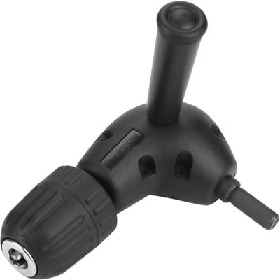 38  Haakse Adapter 90 Graden Elektrische Boormachine Hulpstuk 9.5mm Ronde Schacht Sleutelloze Boorkop